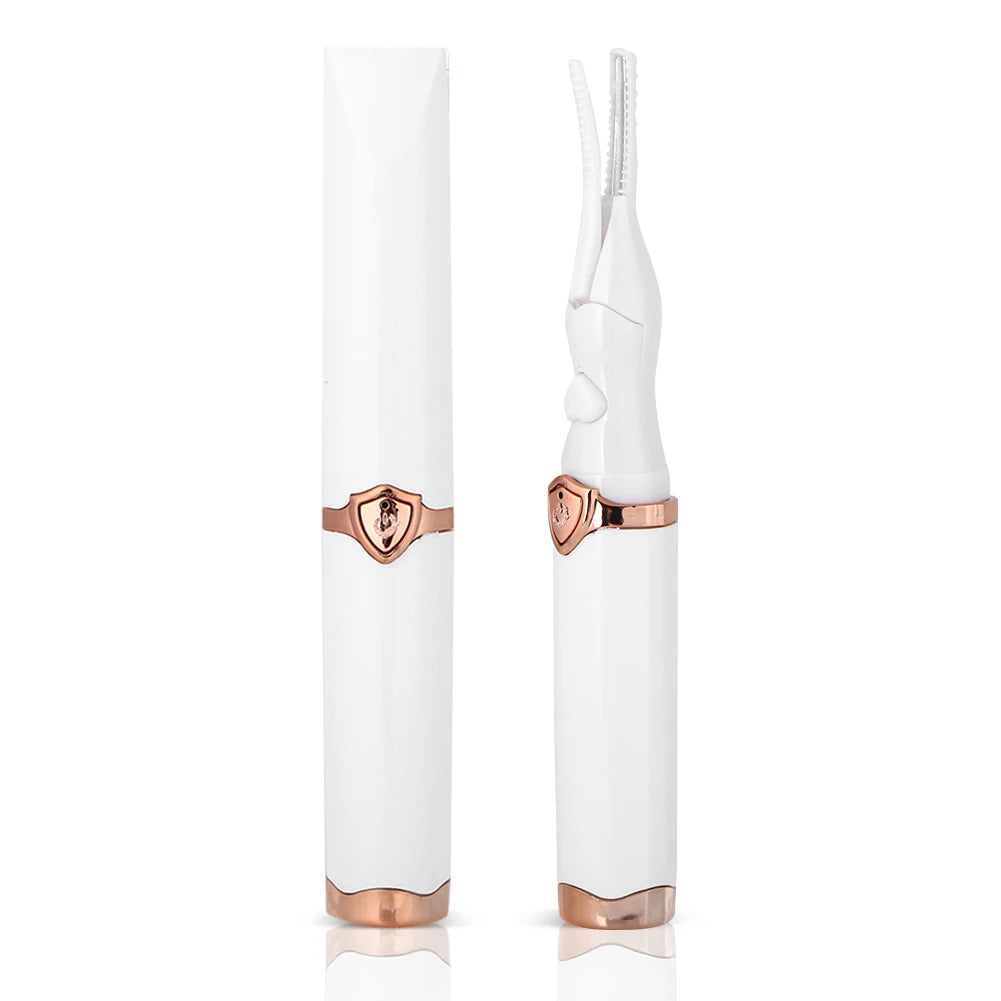 Heated Eyelash Curler USB Rechargeable Quick Heating Natural Curl Eyelash Curler Long Lasting for Quick Natural Curling