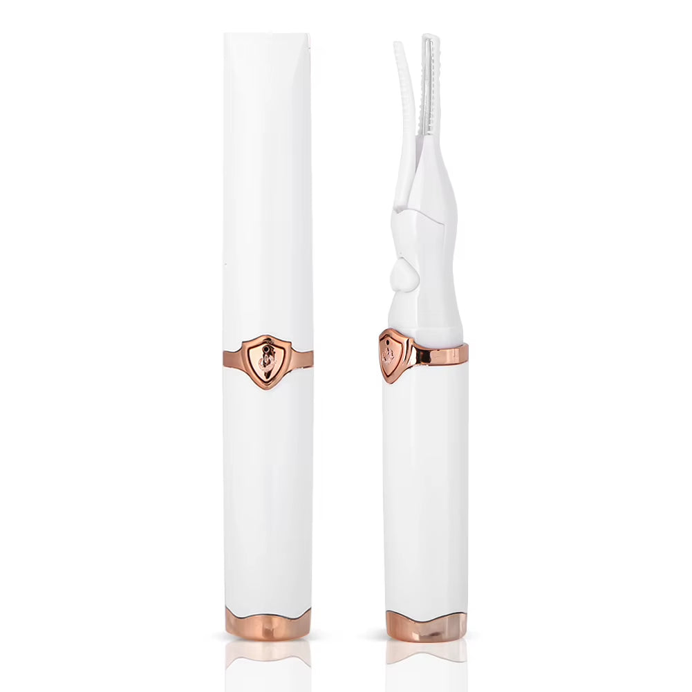 Heated Eyelash Curler USB Rechargeable Electric Eyelash Curler Long Lasting Quick Heating Natural Curl Eyelash Curler